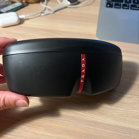 Prada Linea Rossa PS 01WS Sunglasses, Havana Rubber / Brown (58106H) - Picture 5 of 7